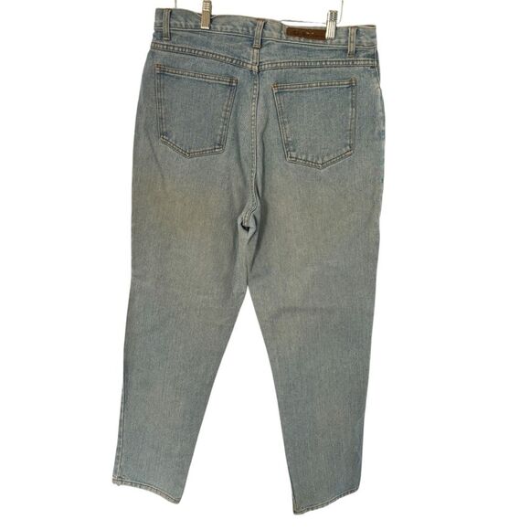 Bill Blass Women’s Vintage High Rise Easy Fit Light Wash Mom Jeans Sz 14 - Picture 4 of 10
